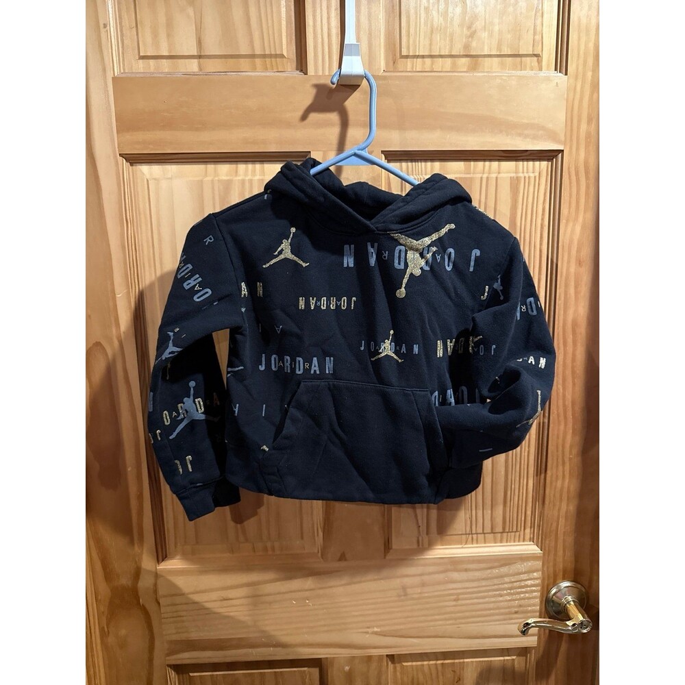 Girls Jordan crop top hoodie size youth small 8-10